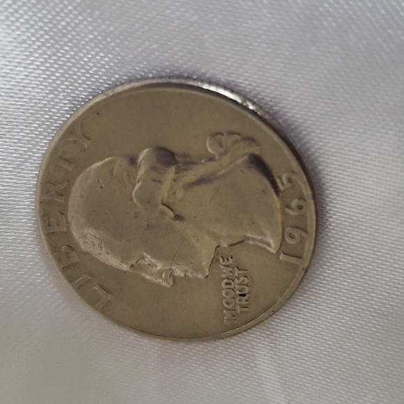 1965 Silver U.S. Quarter No Mint Mark! - Picture 4 of 5